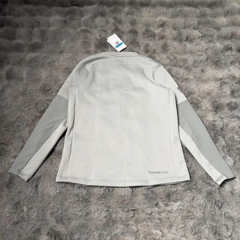 Nike Miami Dolphins Therma Fit Gray Shirt Fleece Woman’s Size Medium NWT